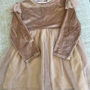 Zara Toddler Velvet/Tulle Dress